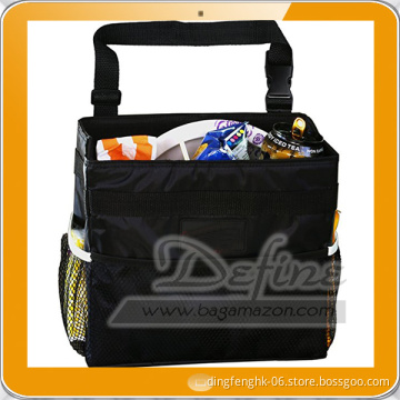Waterproof Car Trash Bin with Side Pocket